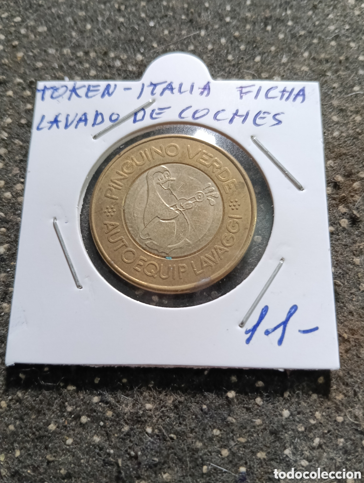 Monedas locales: Token o Jeton Italia ficha lavado de coches