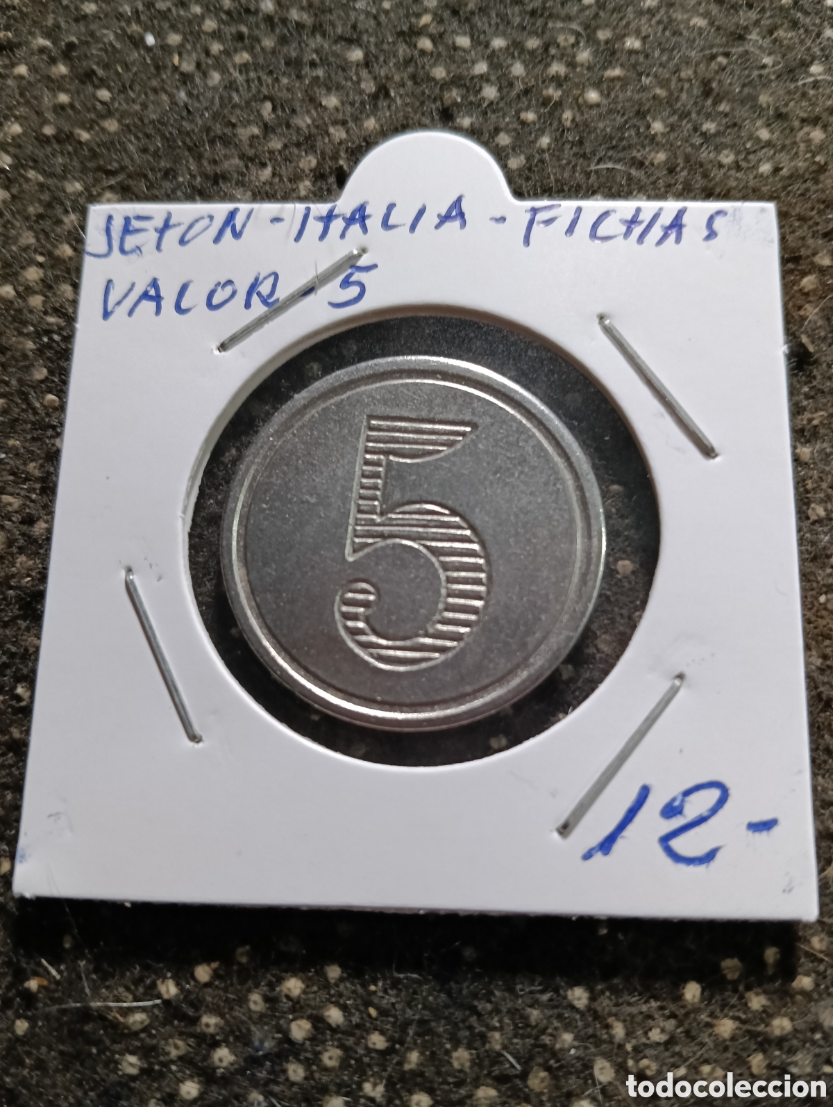 Monedas locales: Token o Jeton Italia ficha de valor 5