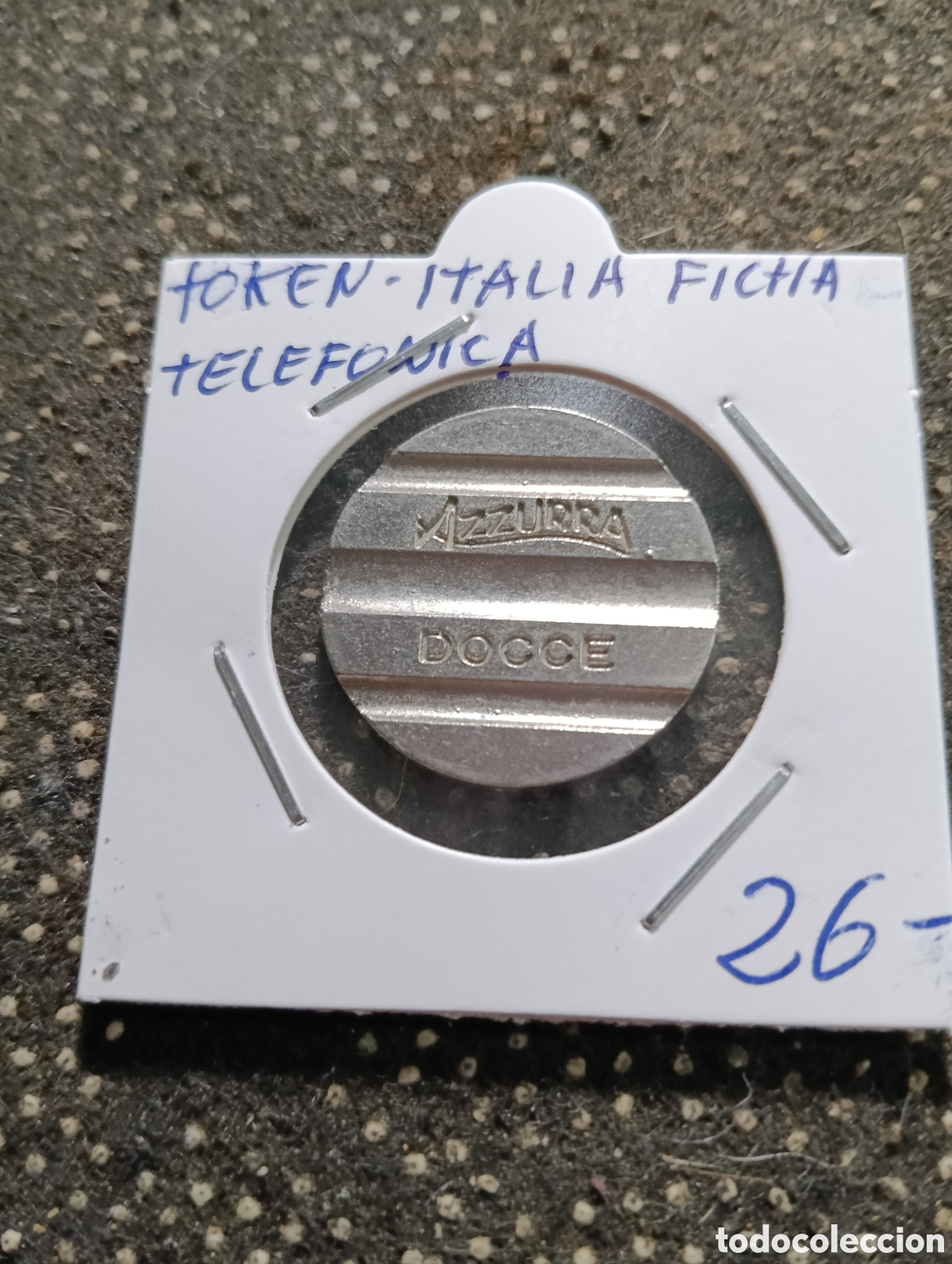 Monedas locales: Token o Jeton Italia fichas de tel&eacute;fono