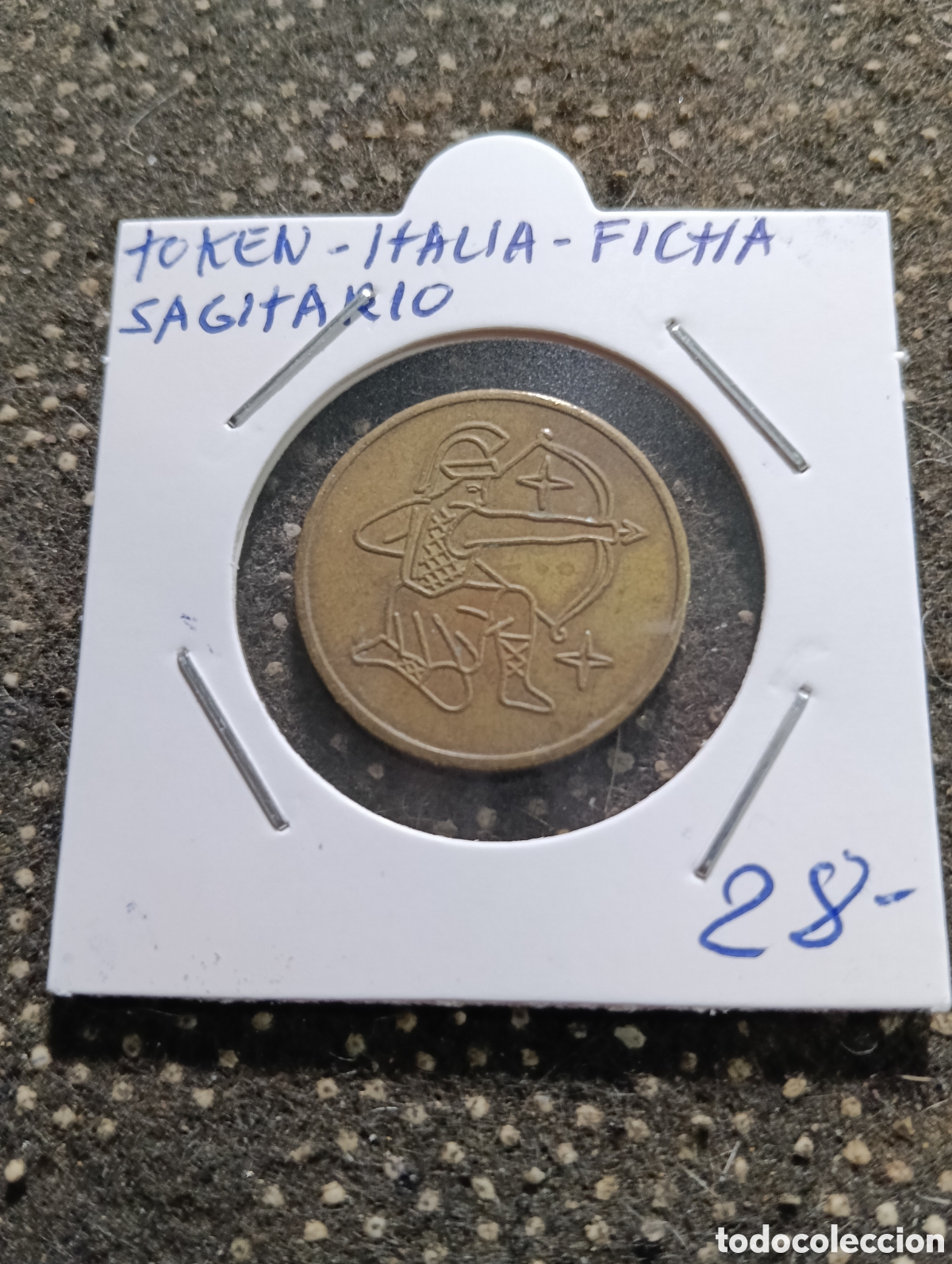 Monedas locales: Token o Jeton Italia fichas del oroscopo Sagitario