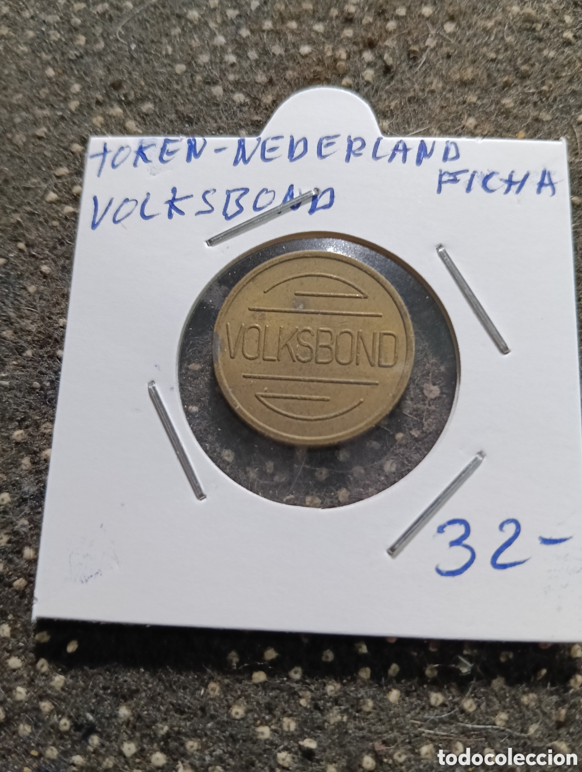Monedas locales: Token o Jeton Nederland ficha Volksbond