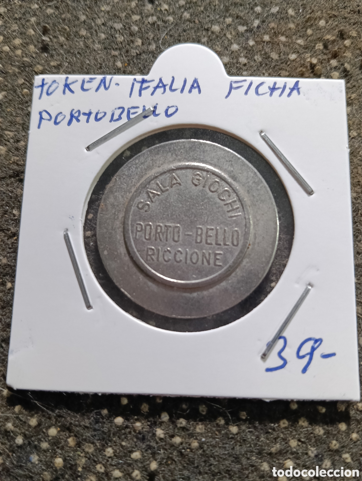 Monedas locales: Token o Jeton Italia ficha Porto Bello Rivera Adri&aacute;tica