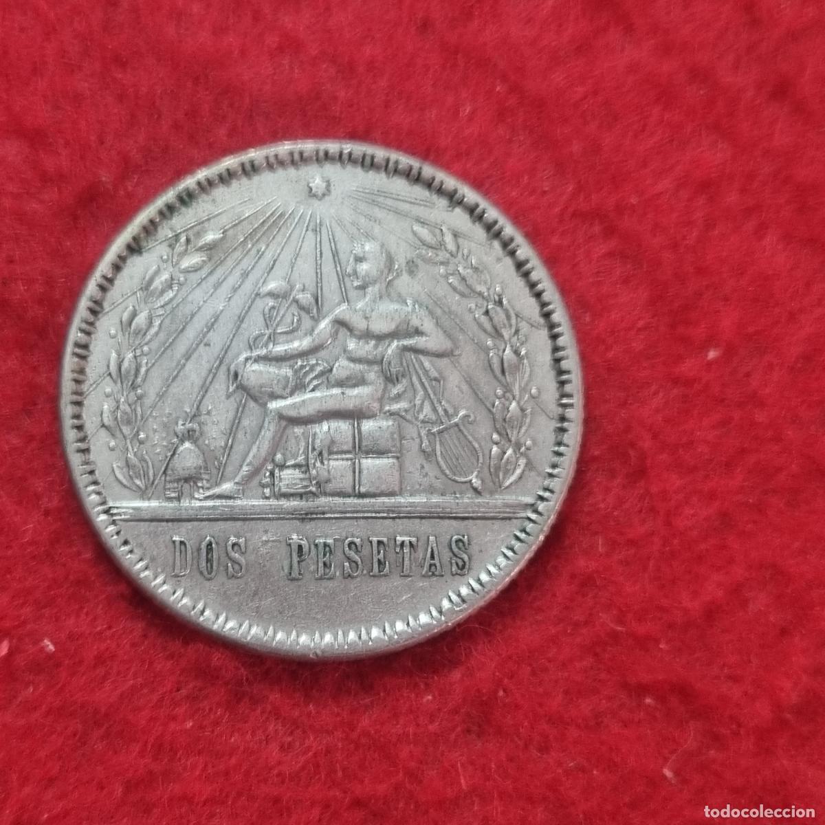 Monedas locales: FICHA CASINO VALOR 2 PESETAS MODERNISTA ORIGINAL C41F