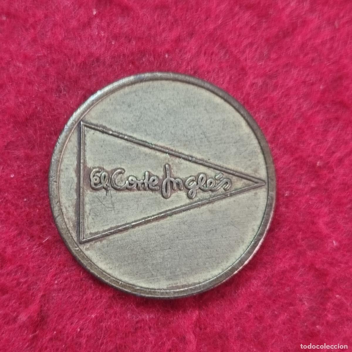 Monedas locales: FICHA PUBLICIDAD EL CORTE INCLES GRACIAS POR SU VISITA APARCAMIENTO ORIGINAL C41F