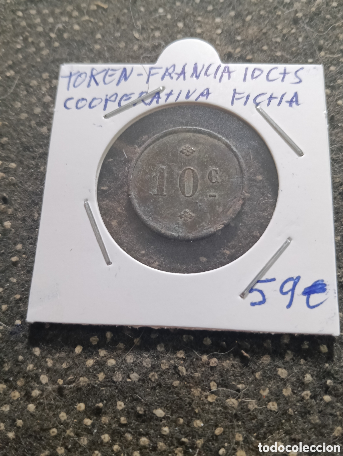 Monedas locales: Token o Jeton Francia 10 cts Ficha de Cooperativa