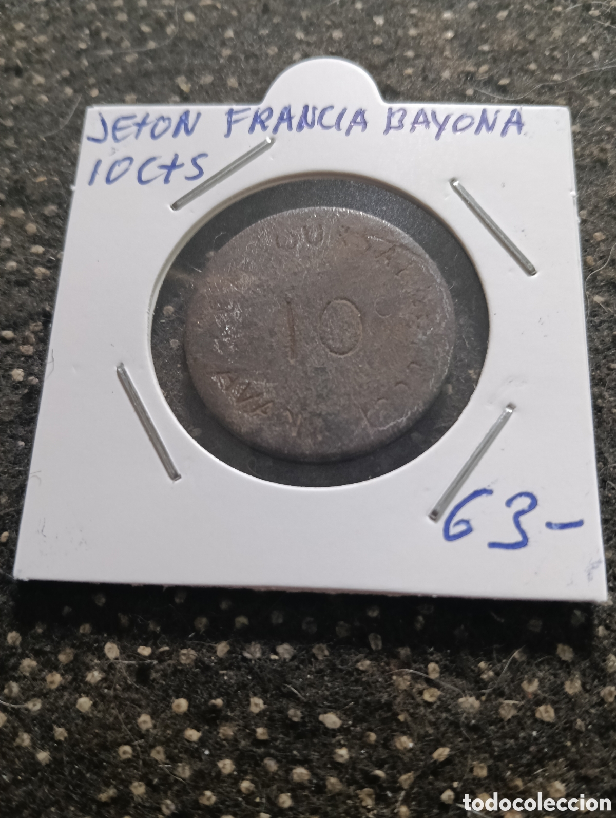 Monedas locales: Token o Jeton Francia 10 cts Bayona