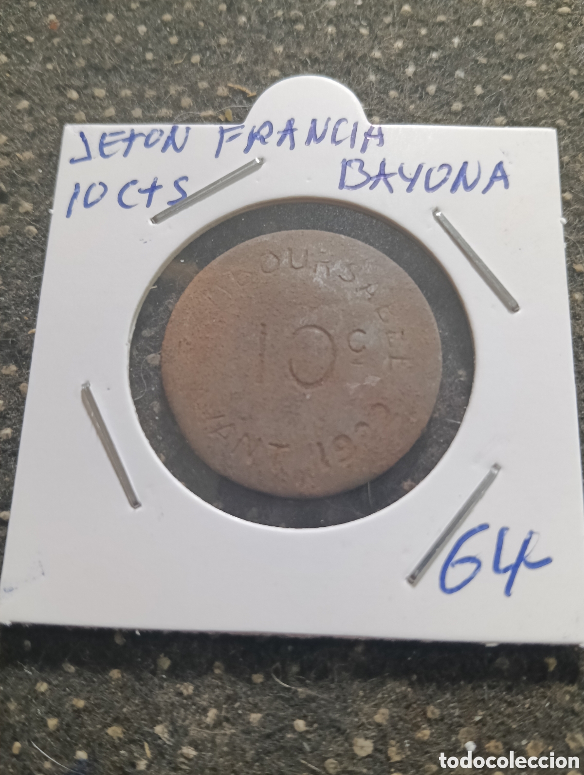 Monedas locales: Token o Jeton Francia 1922? 10 cts Bayona