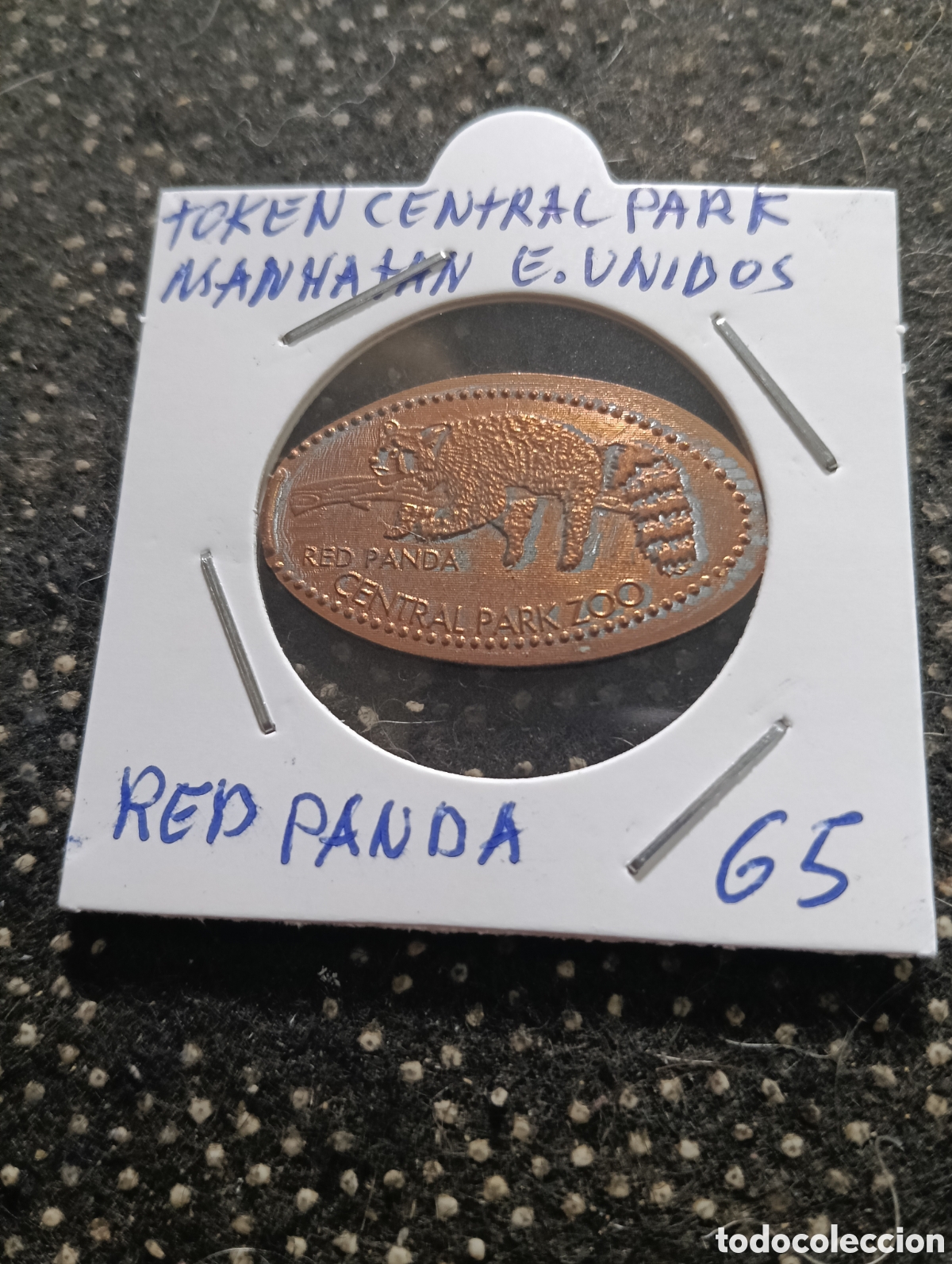 Monedas locales: Token o Jeton Central Park Manhattan Estados Unidos Red Panda