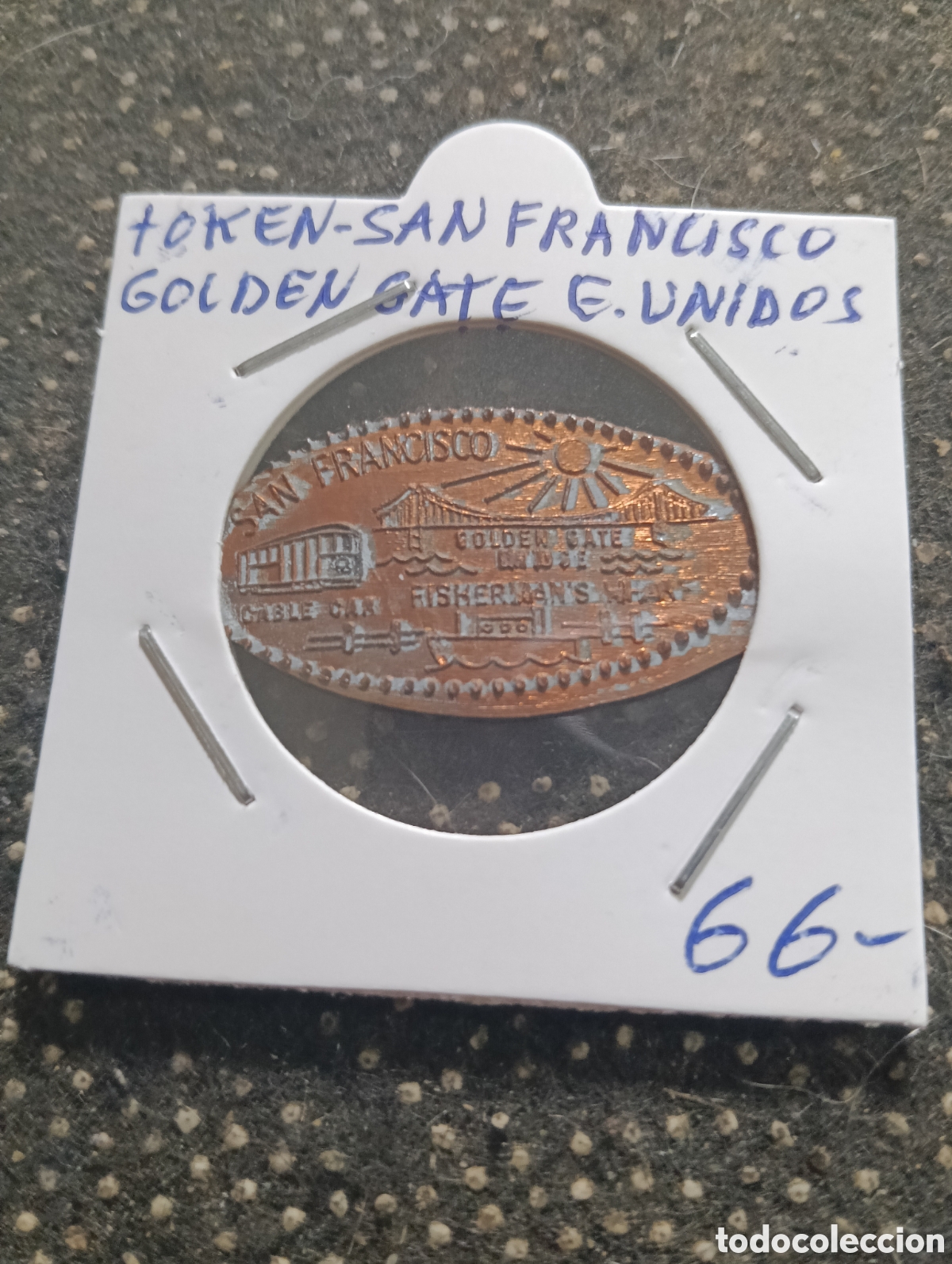 Monedas locales: Token o Jeton Estados Unidos San Francisco Golden Gate puente