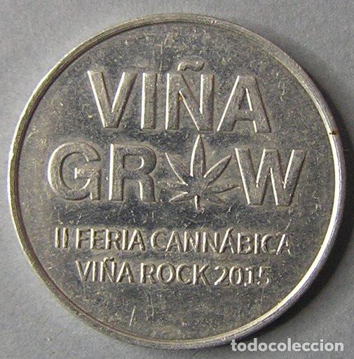 Monedas locales: FICHA VI&Ntilde;A ROCK 2015 - Foto 2