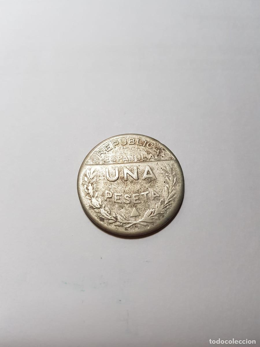 Monedas locales: ESPA&Ntilde;A-CONSEJO DE SANTANDER-PALENCIA Y BURGOS-1 PESETA-1937