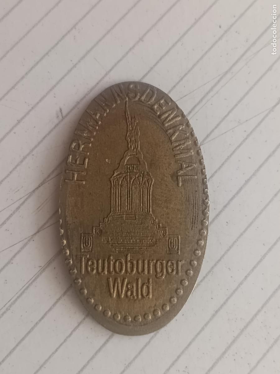 Monedas locales: Ficha enlongada. Teotoburger Wald, Alemania