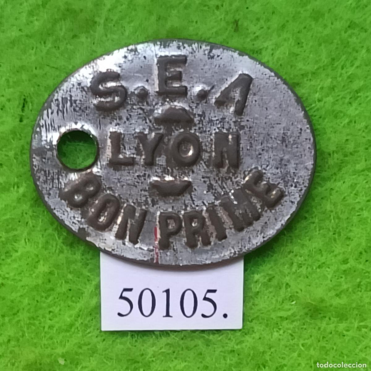 Monedas locales: ficha Francia, S.E.A. LYON / BON PRIME, Soci&eacute;t&eacute; &Eacute;conomique d'Alimentation, token, jet&oacute;n,