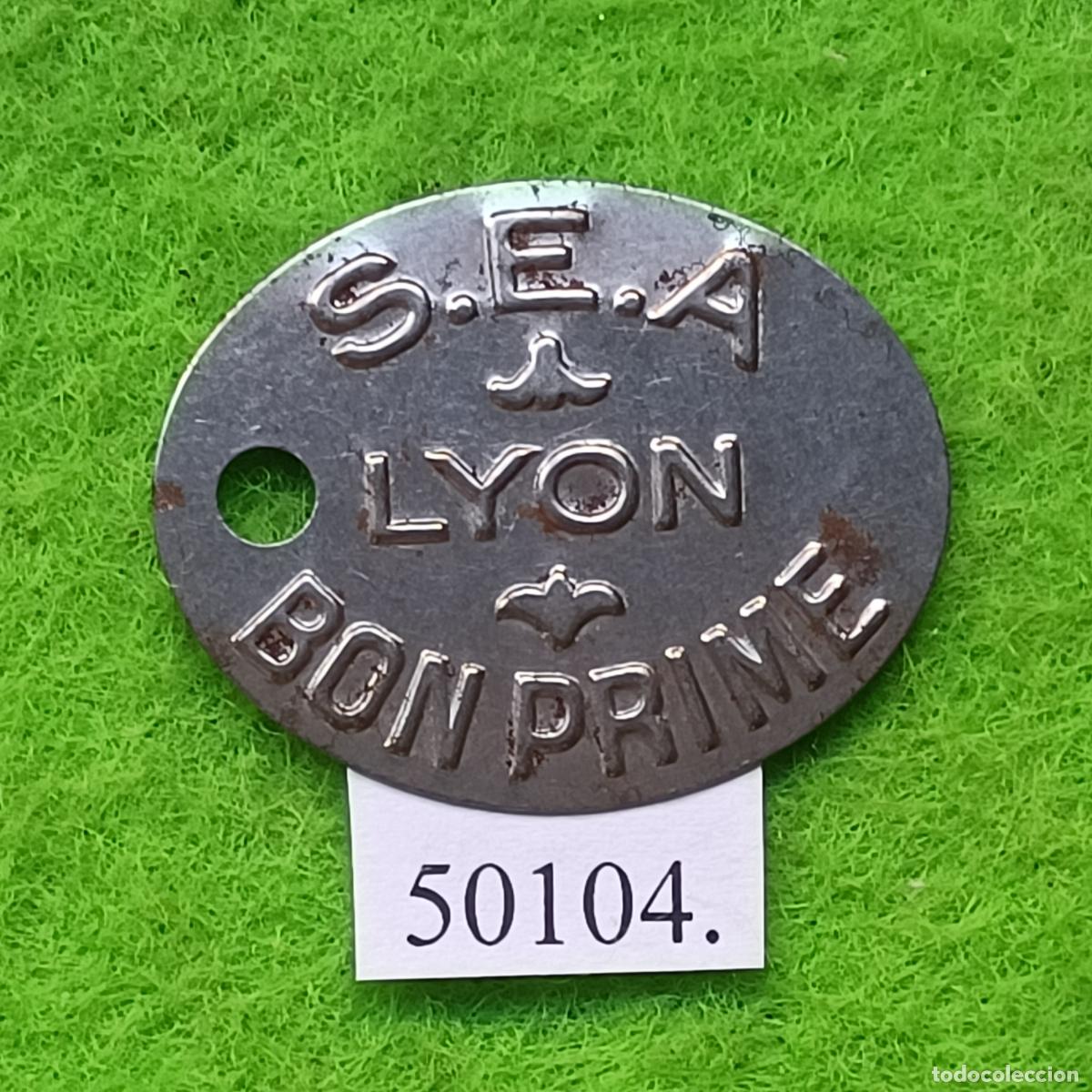 Monedas locales: ficha Francia, S.E.A. LYON / BON PRIME, Soci&eacute;t&eacute; &Eacute;conomique d'Alimentation, token, jet&oacute;n,