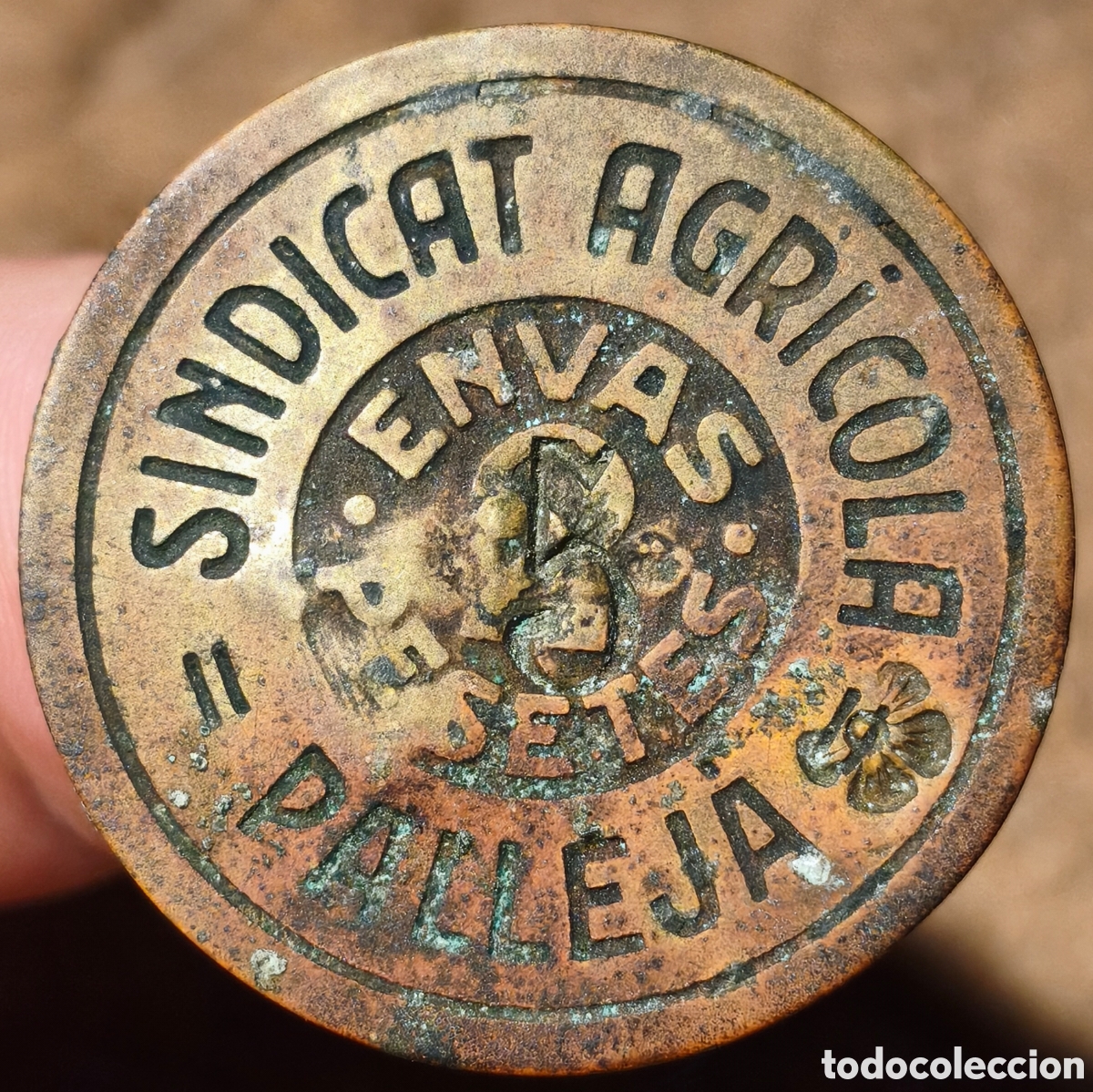 Monedas locales: AL659v - Sindicat Agr&iacute;cola - Pallej&agrave; - 5 pesetas