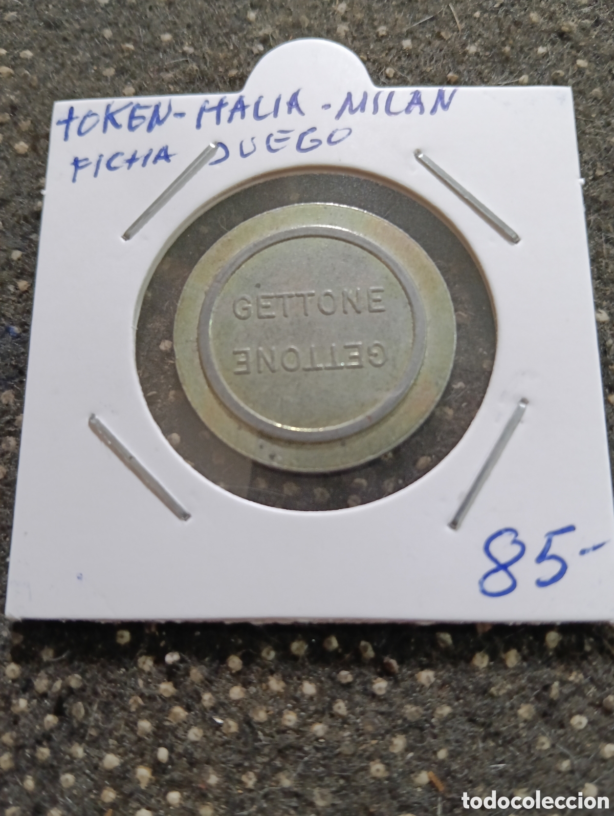 Monedas locales: Token o Jeton Italia Milan ficha de juego