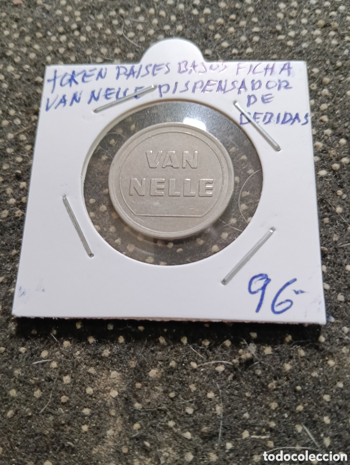 Monedas locales: Token o Jeton Pa&iacute;ses Bajos ficha de dispensador de bebidas