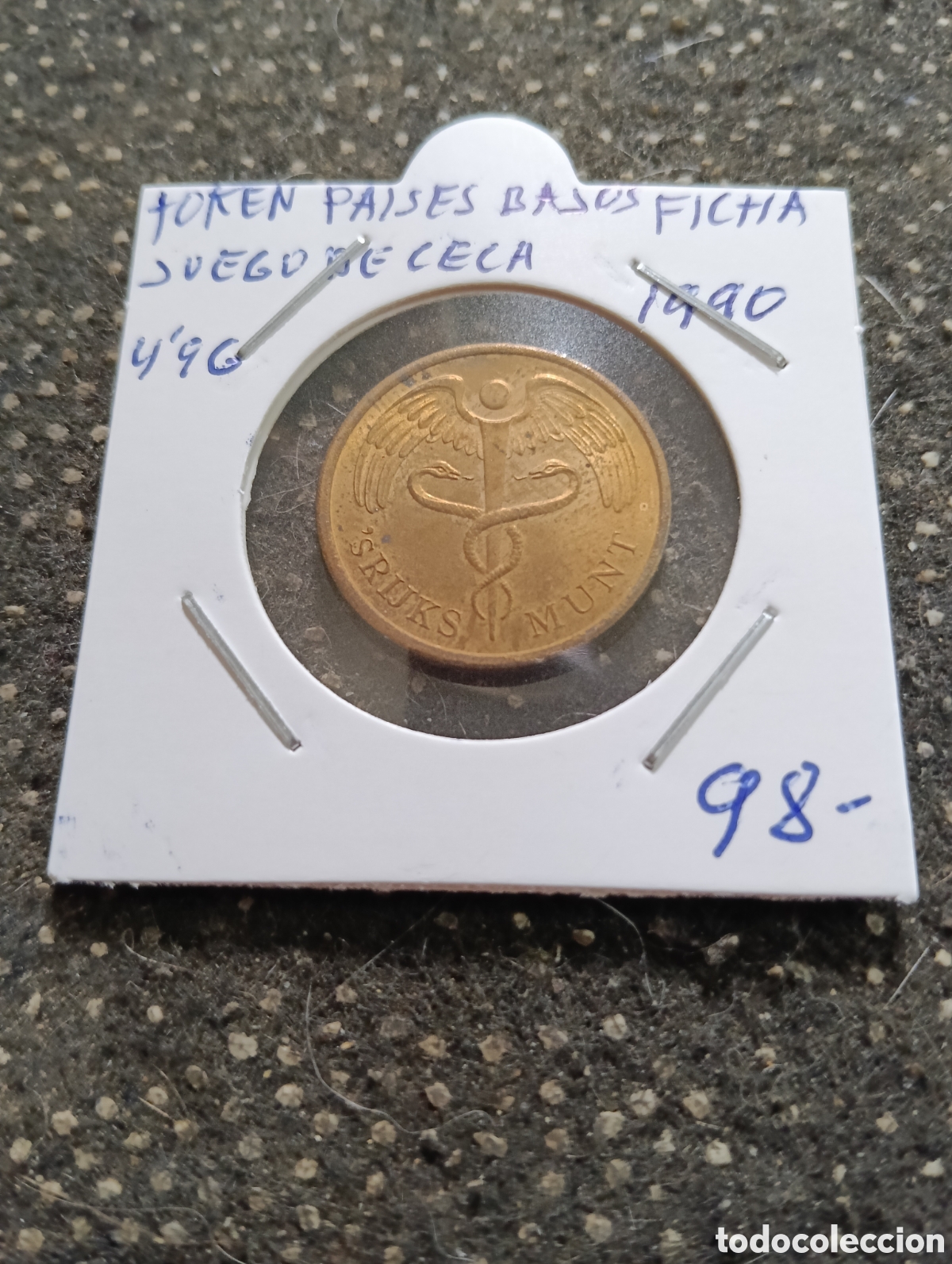 Monedas locales: Token o Jeton Pa&iacute;ses Bajos ficha juego de ceca 1990