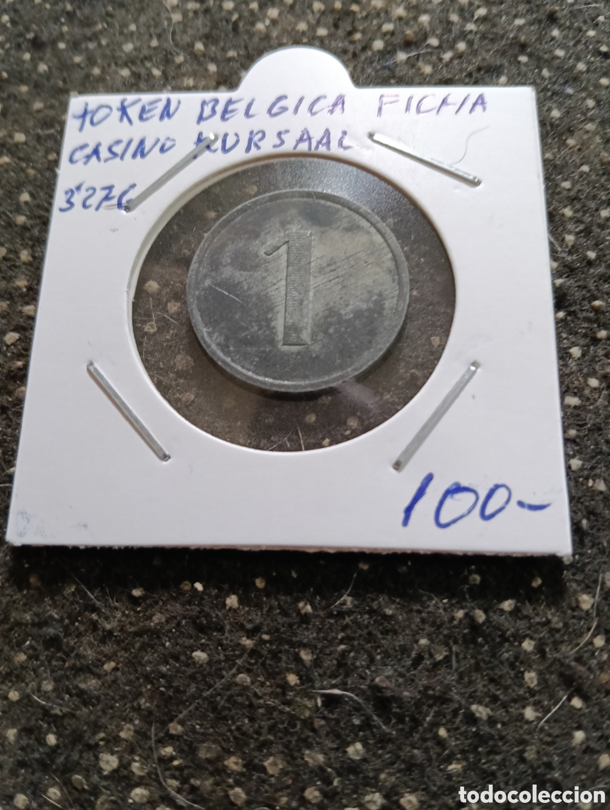 Monedas locales: Token o Jeton B&eacute;lgica ficha casino Kursaal