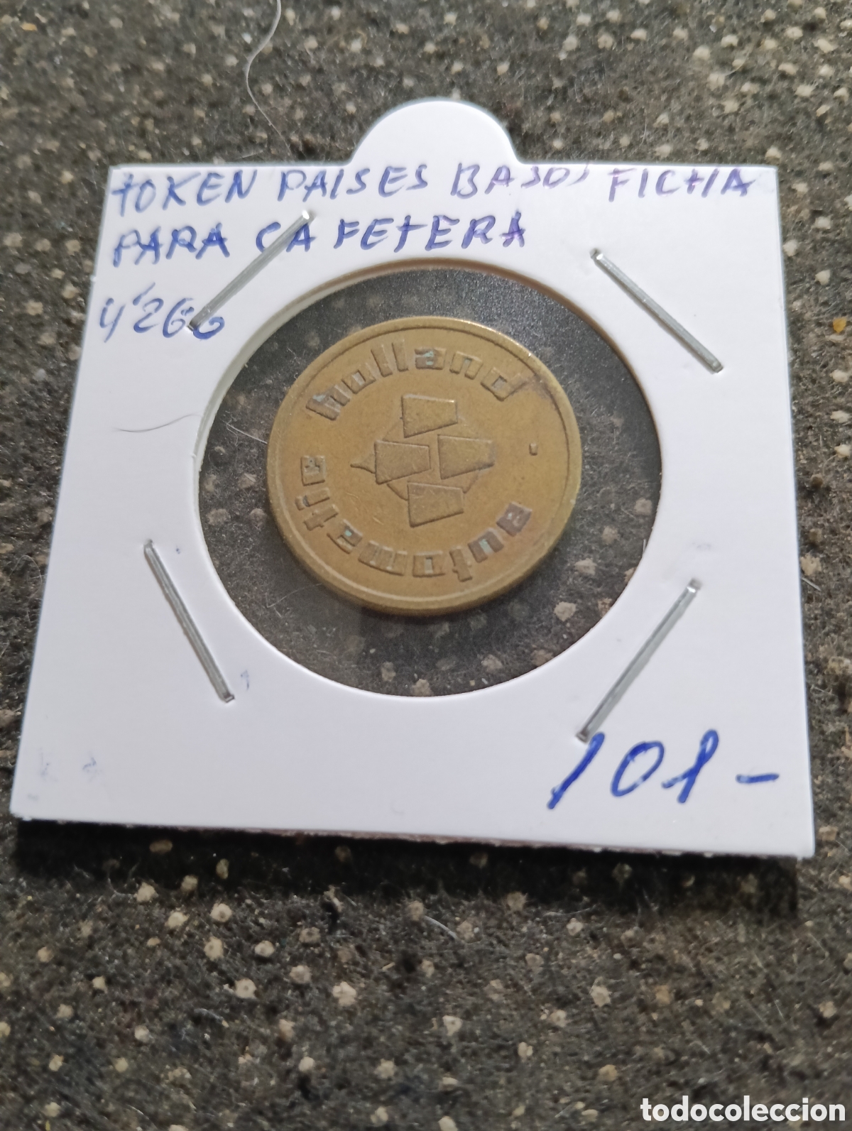 Monedas locales: Token o Jeton Pa&iacute;ses Bajos ficha de cafeter&iacute;a