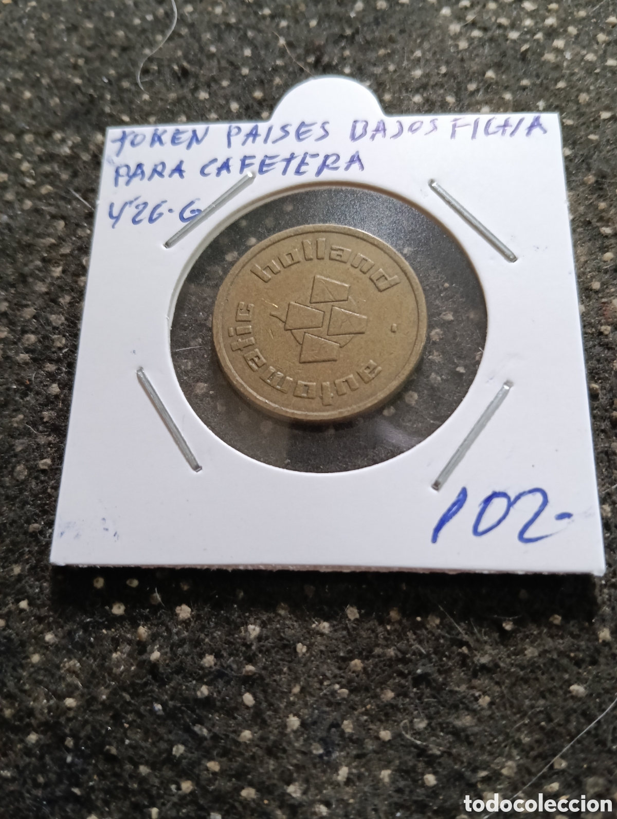 Monedas locales: Token o Jeton Pa&iacute;ses Bajos ficha de cafeter&iacute;a