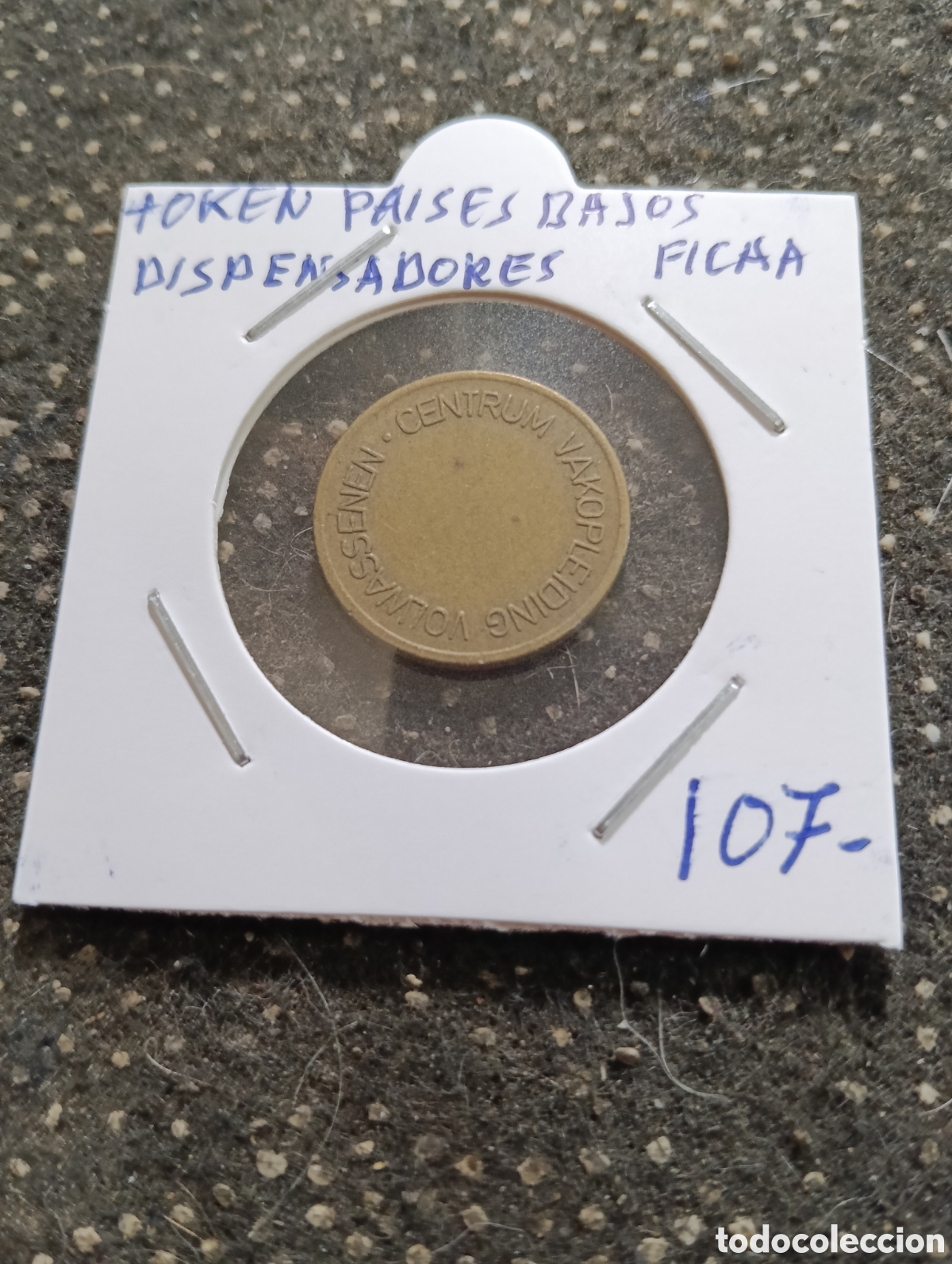 Monedas locales: Token o Jeton Pa&iacute;ses Bajos ficha. Dispensador FICAA
