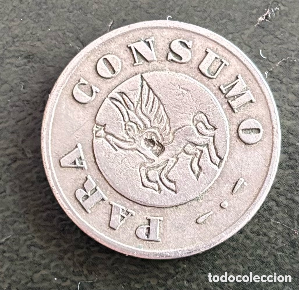 Monedas locales: Ficha monetaria. Bar Pegaso. Guillem De Castro 57. Valencia