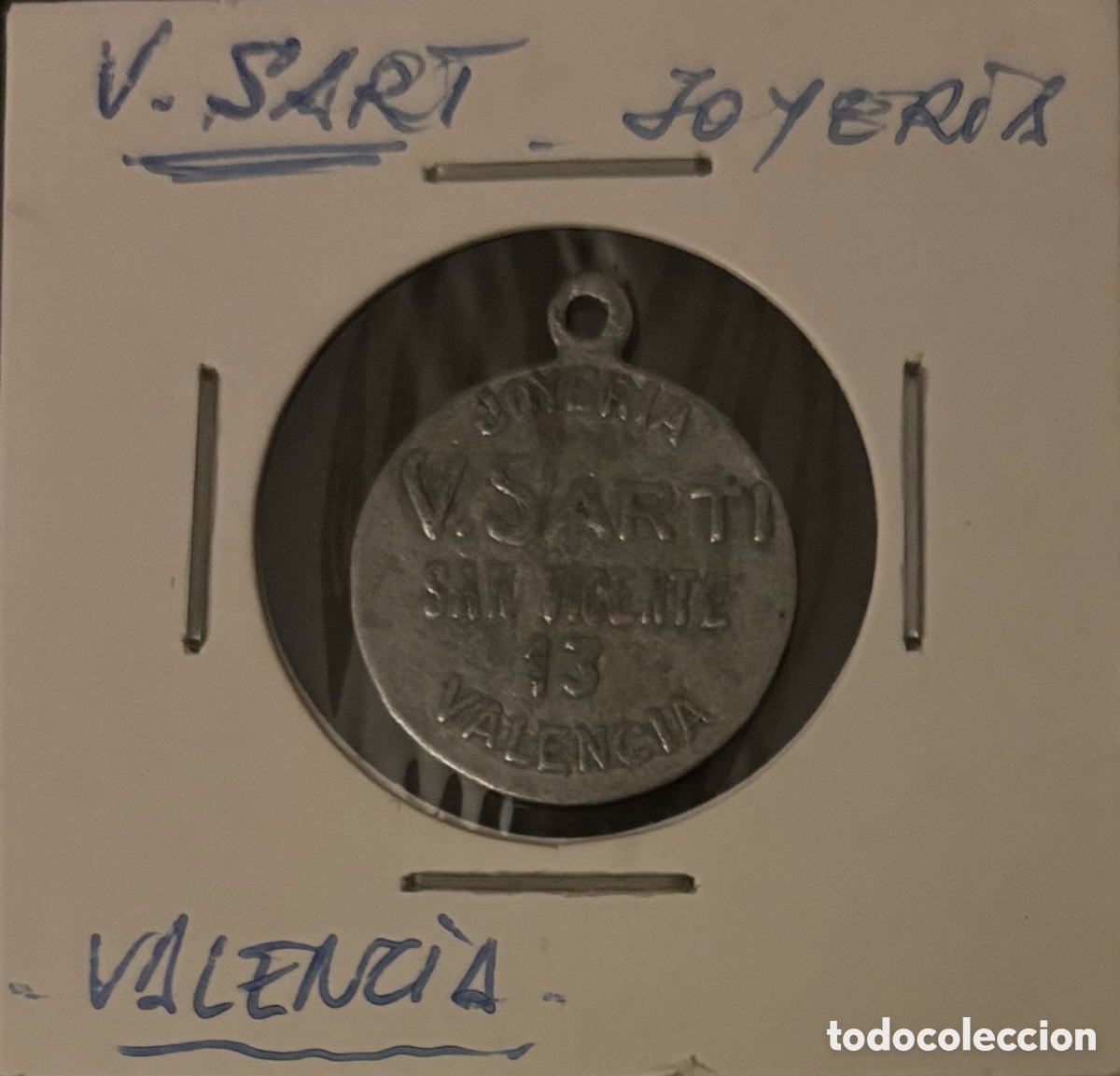 Monedas locales: Ficha monetaria. V. Sara. Joyer&iacute;a. Valencia. Jet&oacute;n