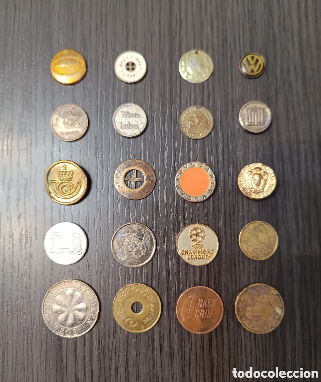 Monedas locales: Lote Antiguos Token - Jetones - Fichas - Emblemas