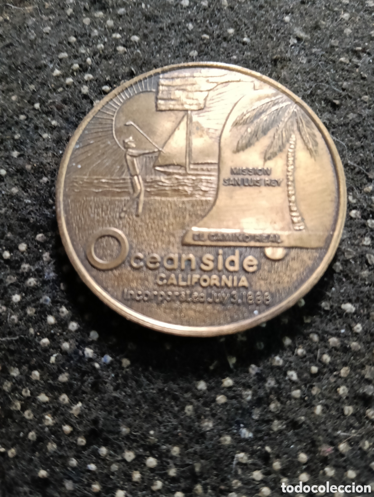 Monedas locales: Token o Jeton Medalla American Revolution Bicentennial California 1776