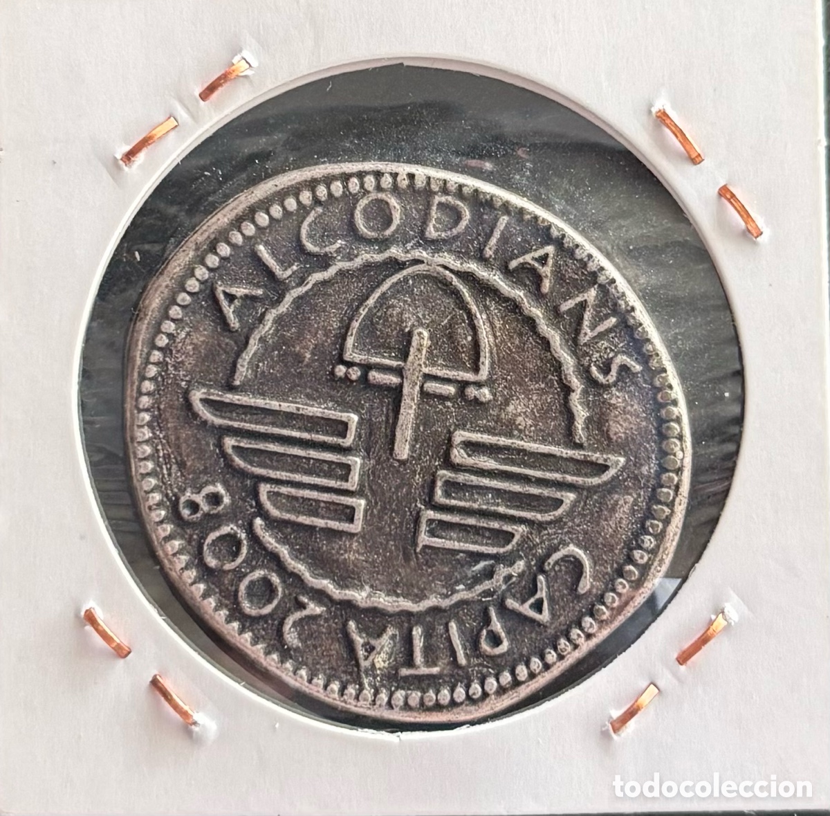 Monedas locales: Ficha monetaria. Alcodians. 2008. Alcoy - Foto 2