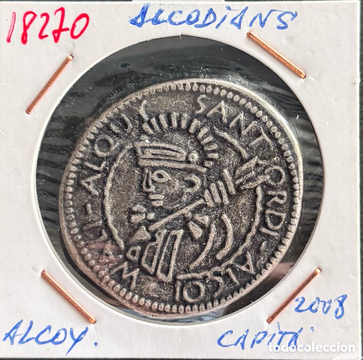 Monedas locales: Ficha monetaria. Alcodians. 2008. Alcoy