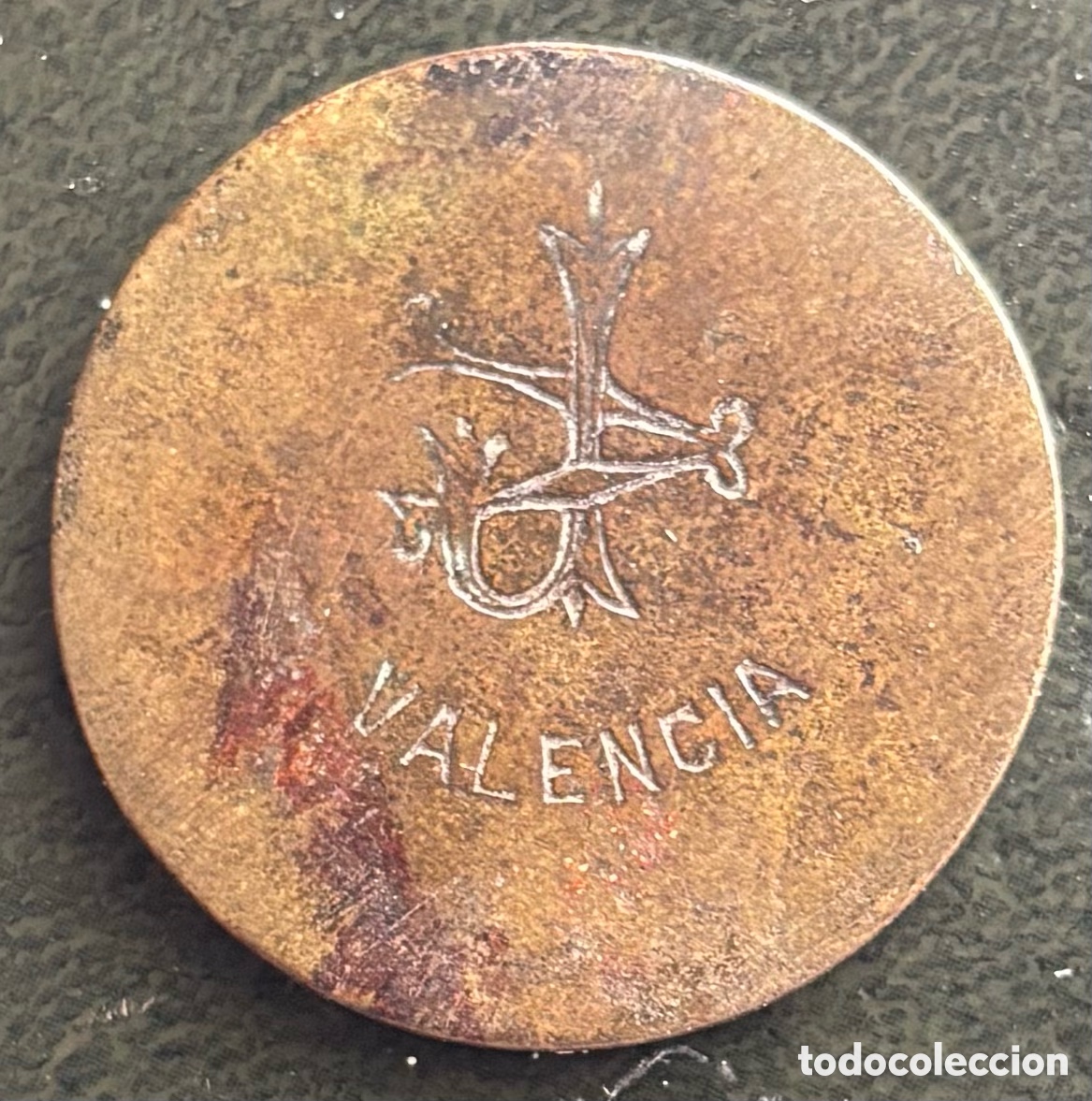 Monedas locales: Ficha monetaria. JV . Valencia