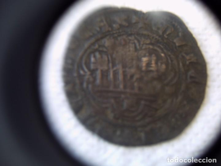 Monedas medievales: BLANCA DOS CORNADOS VELLON 1.390. ENRIQUE III. CECA BURGOS. - Foto 1 - 94431422