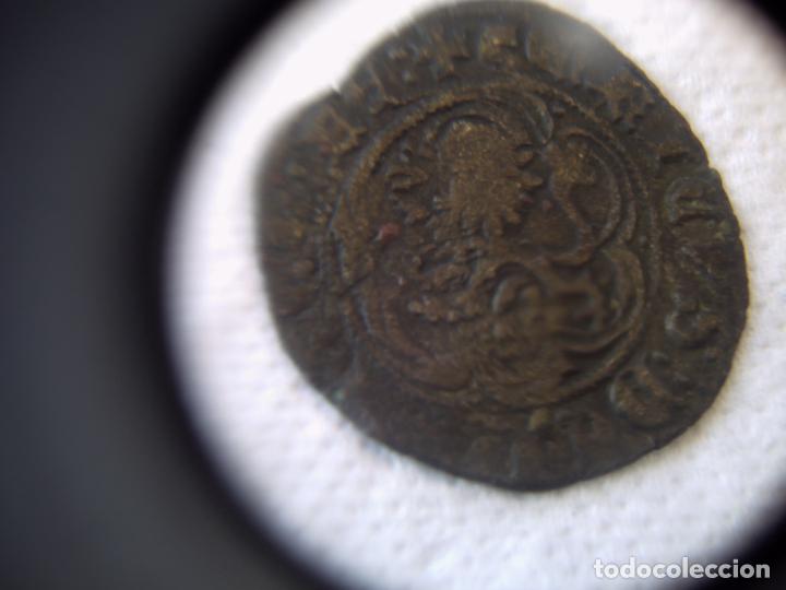 Monedas medievales: BLANCA DOS CORNADOS VELLON 1.390. ENRIQUE III. CECA BURGOS. - Foto 2 - 94431422