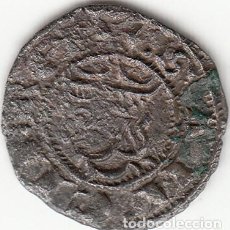 Monedas medievales: CASTILLA: SANCHO IV ( 1284-1295 ) MIAJA CORONADA LEON / AB-311, COMO SEISEN