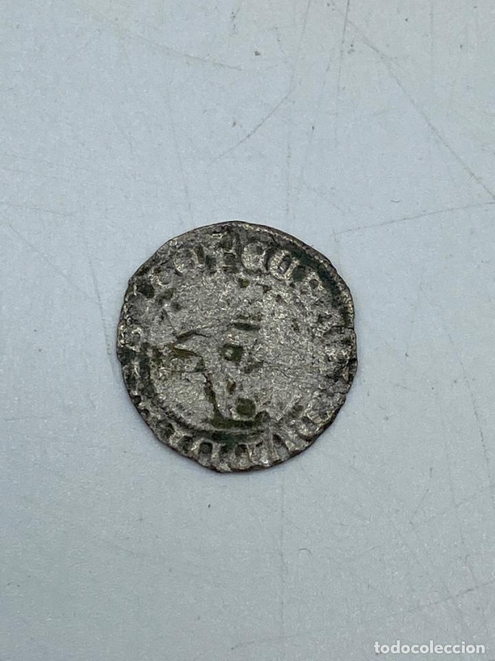 Monedas medievales: MONEDA. JUAN I. BLANCA DEL AGNUS DEI. BURGOS B. B DELANTE DEL CORNADO. VER - Foto 2 - 260015480