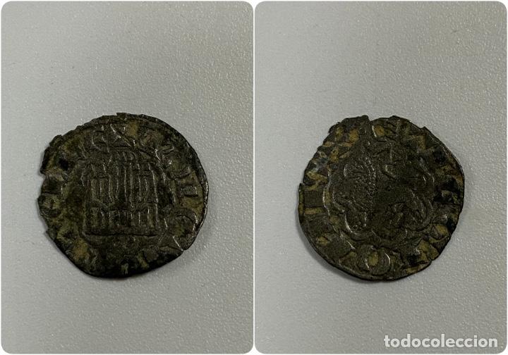 MONEDA.ENRIQUE III. 1/2 BLANCA. BURGOS. B INVERTIDA. VER FOTOS (Numismática - Medievales - Castilla y León)