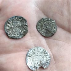 Monedas medievales: PRECIOSO LOTE ECONÓMICO DOS CORONADOS Y UN VELLÓN DE ARAGÓN. Lote 341743573
