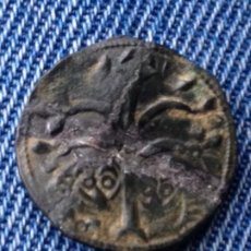 Monedas medievales: DINERO ALFONSO VII LEON. MUY RARA. LEYENDA IMPERAT. Lote 309680423
