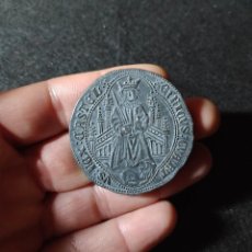 Monedas medievales: ENORME SELLO DE PLOMO ESTILO MEDIEVAL 47MM 96.4 GR DESCONOZCO LA EPOCA. Lote 318792123
