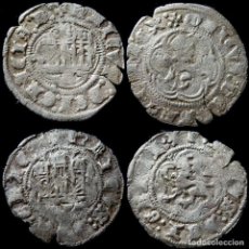 Monete medievali: ENRIQUE III (1390-1406) BLANCA, LOTE DE 2- SEVILLA Y CUENCA. 714-M. Lote 362598055