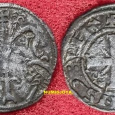 Monedas medievales: REINO DE LEÓN ALFONSO IX 1188/1230. DINERO VELLÓN FLORES DE LIS. PALENCIA (?). 2 PIEZAS CONOCIDAS.. Lote 363631450