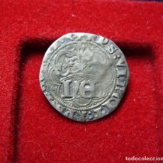 Monedas medievales: ENRIQUE IV DE CASTILLA (1454/1474) - 1/2 (MEDIO) REAL DE PLATA - AVILA?