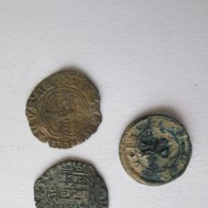 Monedas medievales: 3 MONEDAS MEDIEVALES AUTENTICAS EBC
