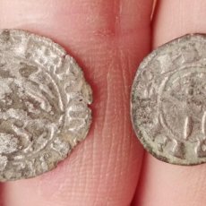 Monedas medievales: 2 VELLONES DE ENRIQUE II Y ALFONSO I.. Lote 401929239