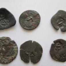 Monedas medievales: LOTE DE 6 RESELLOS ANTIGUOS