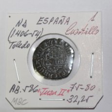 Monedas medievales: MONEDA DE 1 CUARTILLO ND DE JUÁN II ( 1406-1454 ) DE TOLEDO AB.586 EN MBC