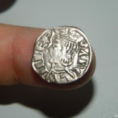 Monete medievali: MONEDA ESPAÑA CORNADO MEDIEVAL REY A IDENTIFICAR, VELLON RICO EN PLATA, 1,4 GRAMOS, LOTE 133