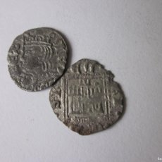 Monedas medievales: CORNADO Y NOVÉN. ALFONSO XI. A CORUÑA Y SANTIAGO (2 PECTENES BAJO CASTILLO)